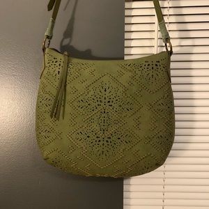Elle Jae crossbody cut hobo bag
